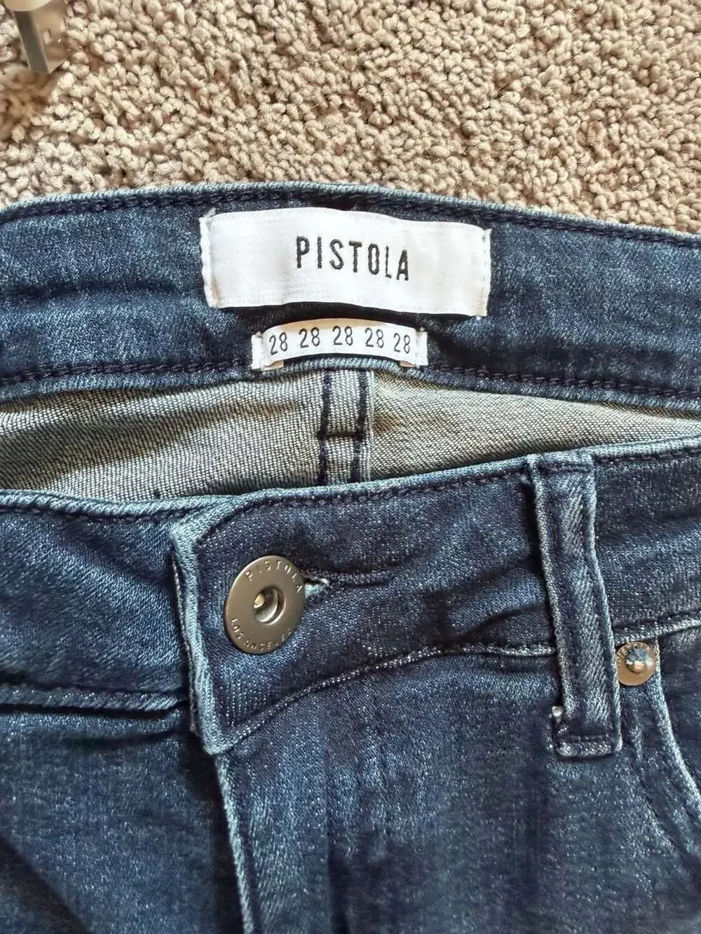 Pistola Denim Skinny Jeans Dark Wash Size 28 Style P6850JFK-IRO